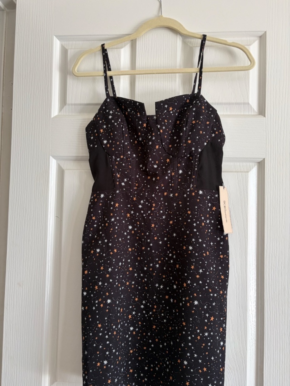 BCBG Black star dress - XS